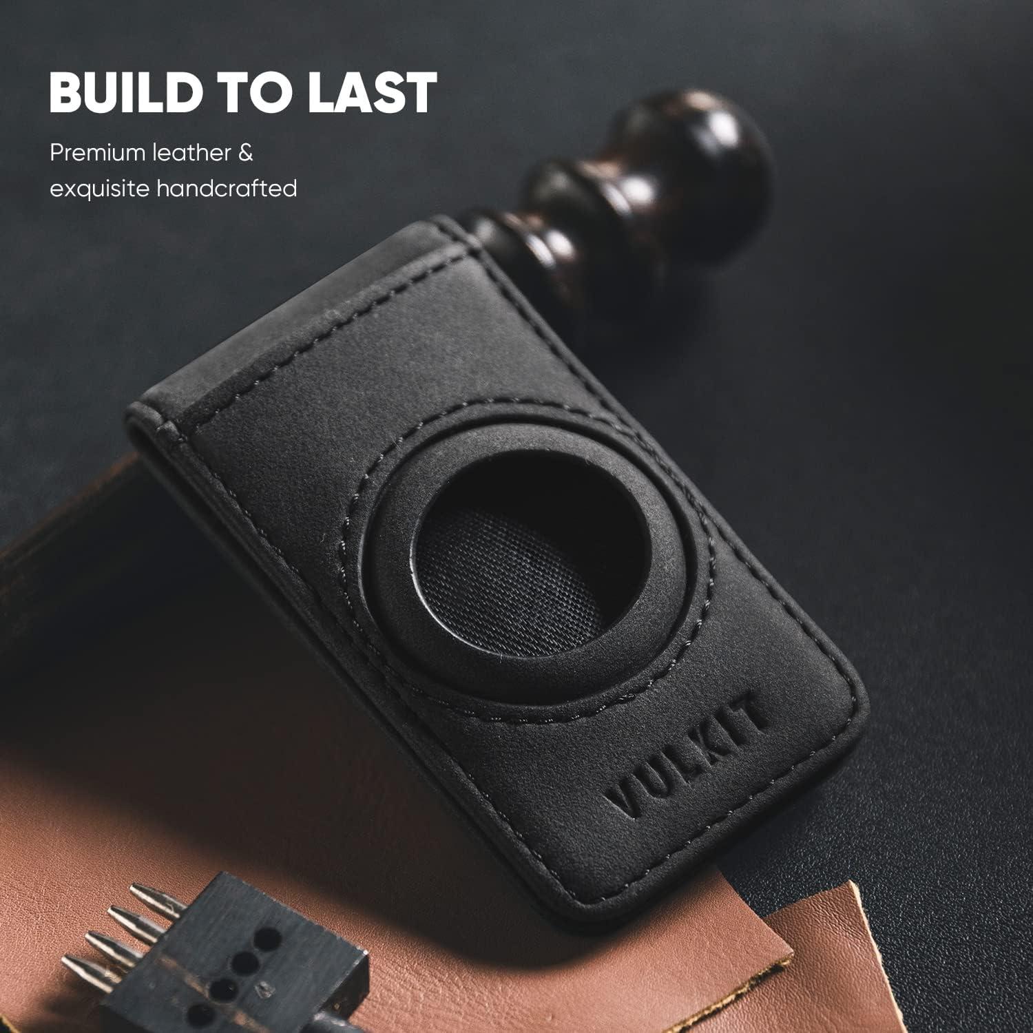 image:imageVULKIT Mens Magnetic Money Clip with Airtag Holder Airtag NOT Included Holds Up to 15 Cash or 8 CardsBlack