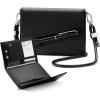 image:imageVULKIT Passport Holder Wallet for Travel Women RFID Blocking Leather Passport Card Cover Case Travel Essentials with Lanyard and Pen Holder BlackBlack