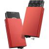 image:imageVULKIT Pop Up Card Holder Minimalist Card Case RFID Blocking 2 Double Slim Metal Case for Men or Women Red