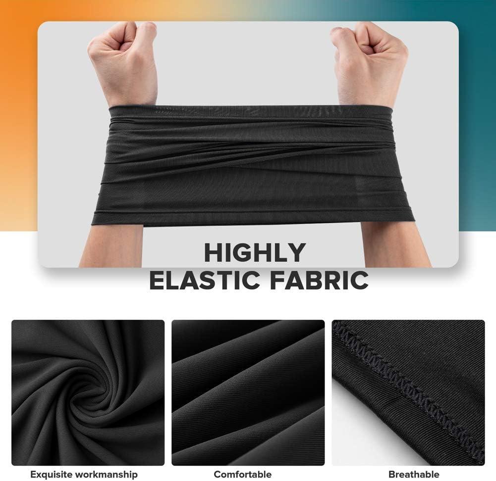 image:imageVULKIT 2 Pack Neck Gaiter Face Mask Scarf Reusable Bandanas Tube UV Protection Balaclava Outdoor Sport for Men and WomenGrey