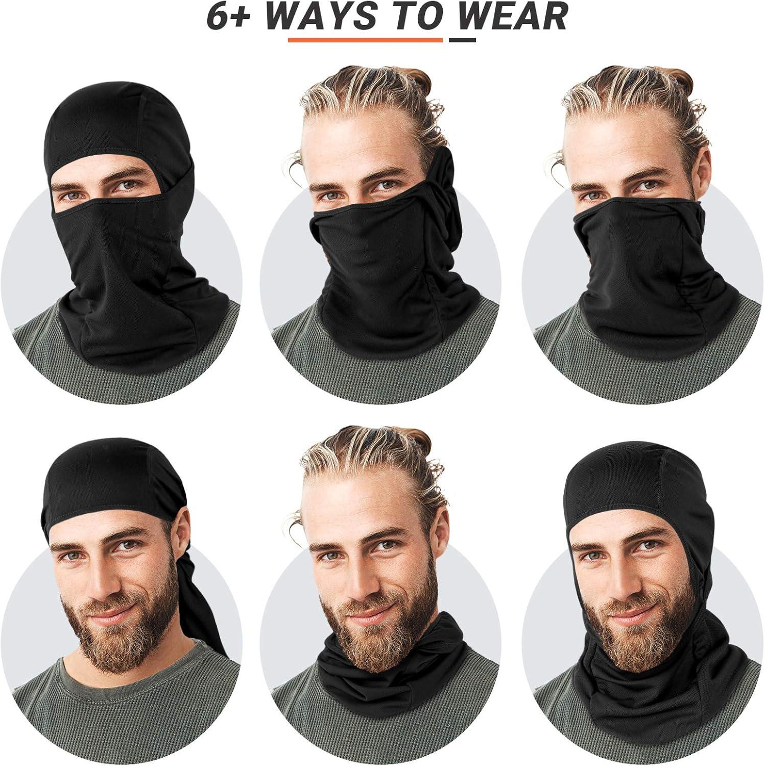 image:imageVULKIT Balaclava Face Mask UV Protection for Women Men Leightweight Sun Tatical Hood Fishing Riding MotorcycleGreen