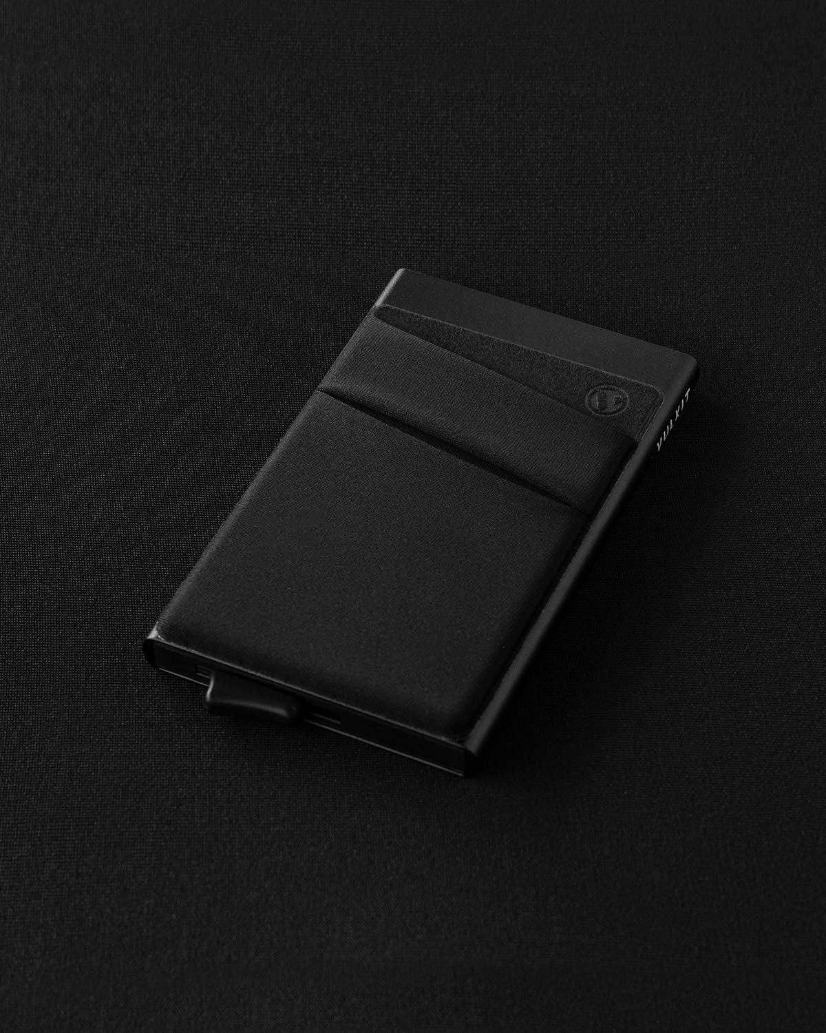 image:imageVULKIT Card Holder with Money Pocket Pop Up Wallet RFID Blocking Slim Metal Bank Card Case Holds 5 Cards and NotesChampagne
