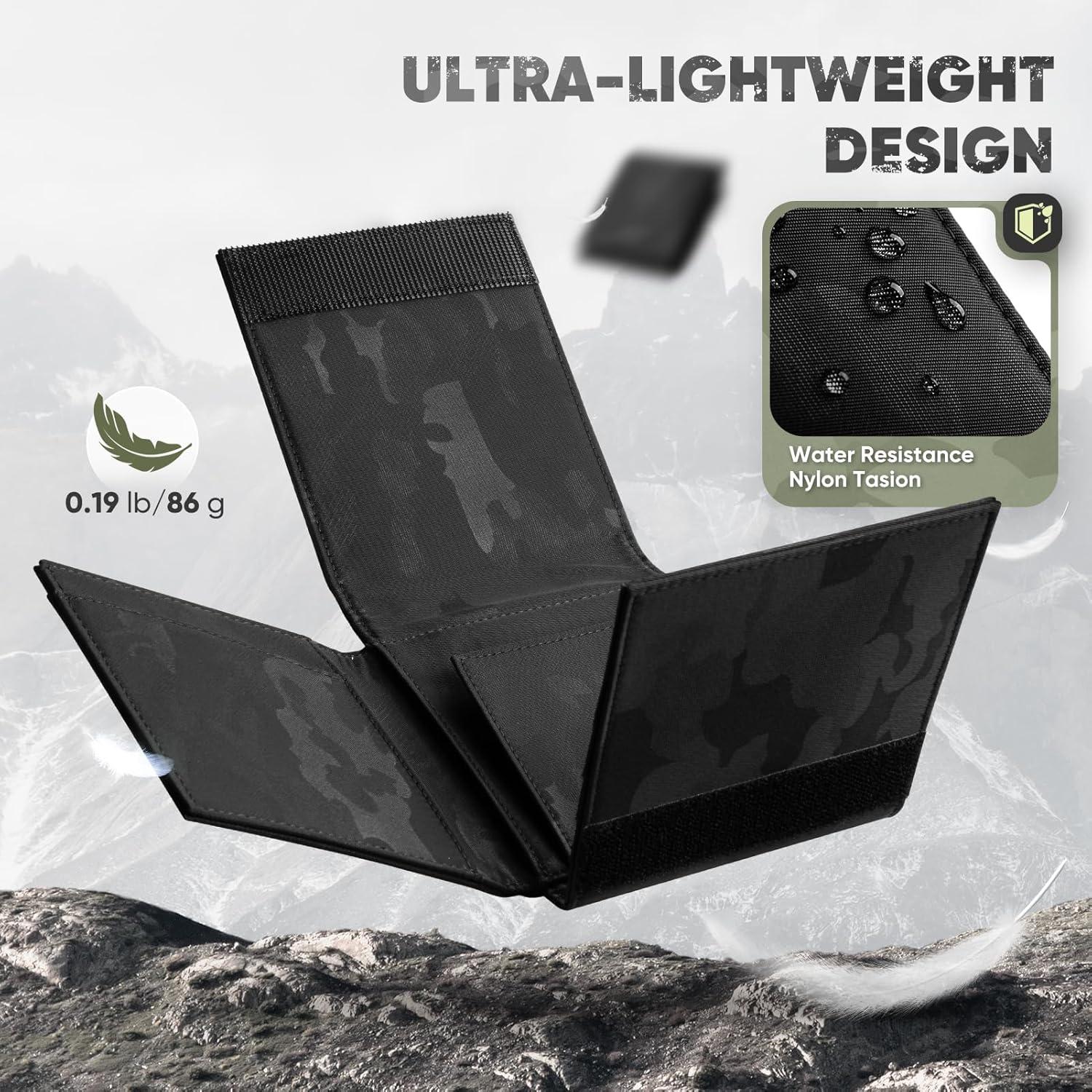 image:imageVULKIT Mens Wallet RFID Blocking Card Holder Minimalist Multifold Magic Wallet for 20 Cards Cash BillsCamouflage GreenCamouflage black