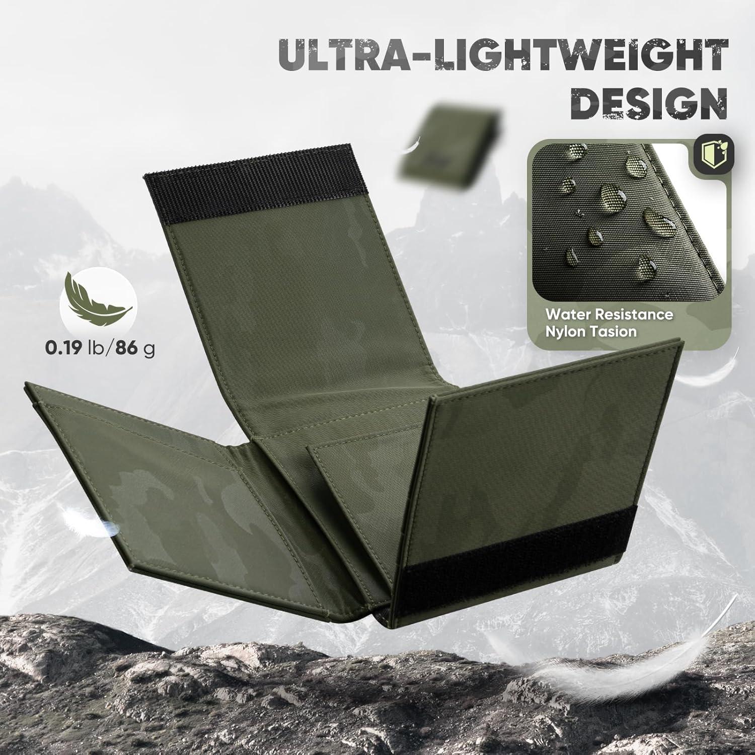 image:imageVULKIT Mens Wallet RFID Blocking Card Holder Minimalist Multifold Magic Wallet for 20 Cards Cash BillsCamouflage GreenCamouflage green