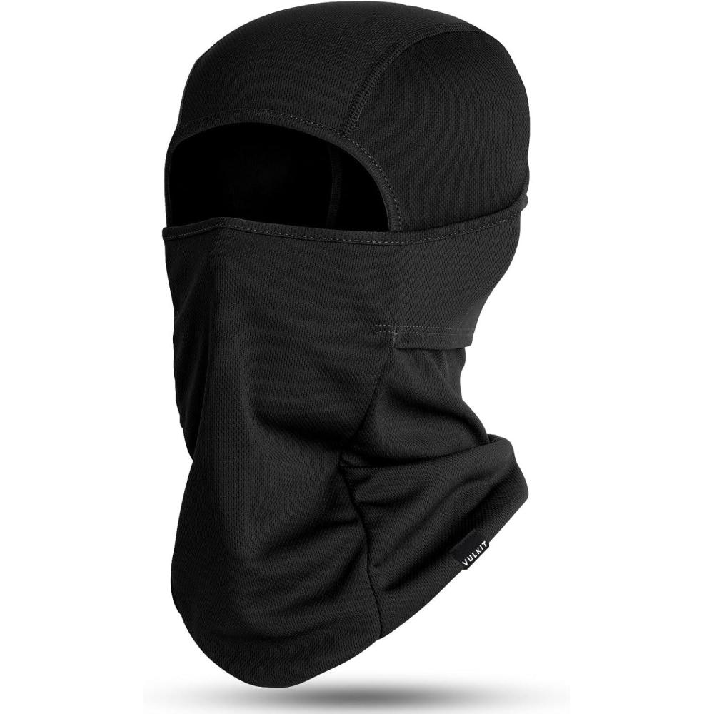 image:imageVULKIT Balaclava Face Mask UV Protection for Women Men Leightweight Sun Tatical Hood Fishing Riding MotorcycleBlack