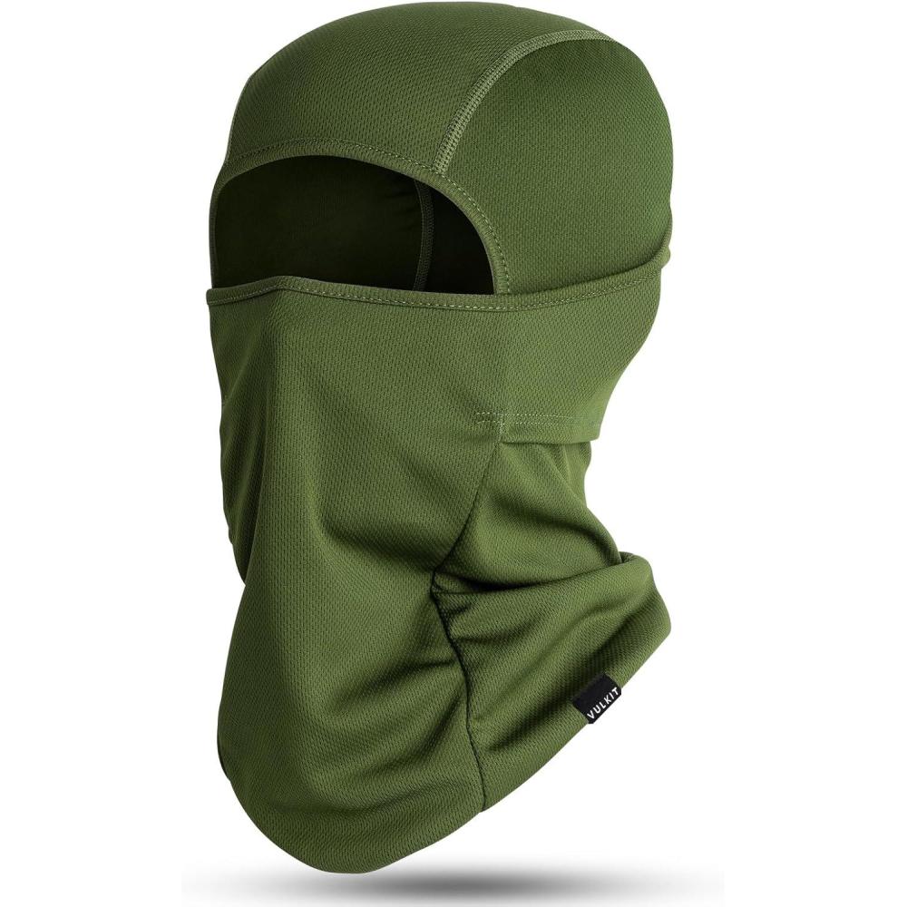 image:imageVULKIT Balaclava Face Mask UV Protection for Women Men Leightweight Sun Tatical Hood Fishing Riding MotorcycleGreen