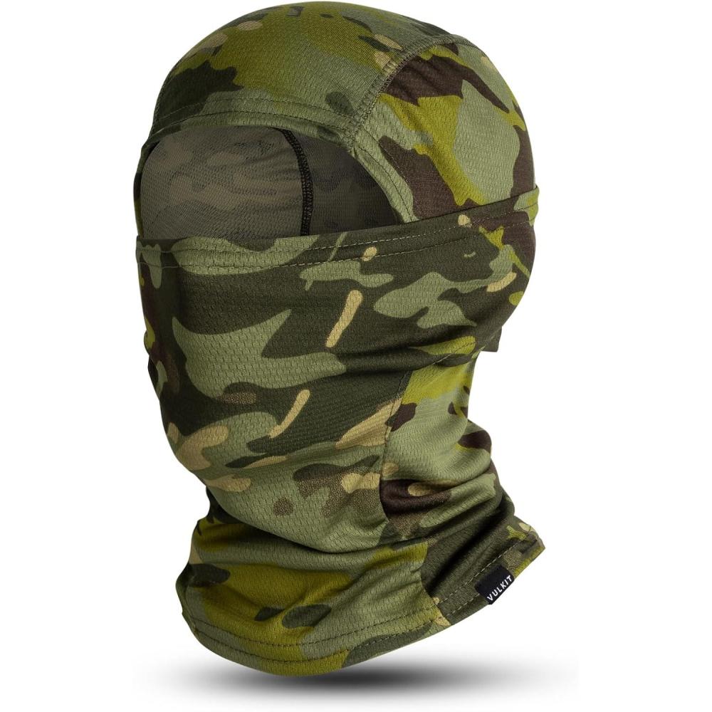 image:imageVULKIT Balaclava Face Mask UV Protection for Women Men Leightweight Sun Tatical Hood Fishing Riding MotorcycleJungle Camo