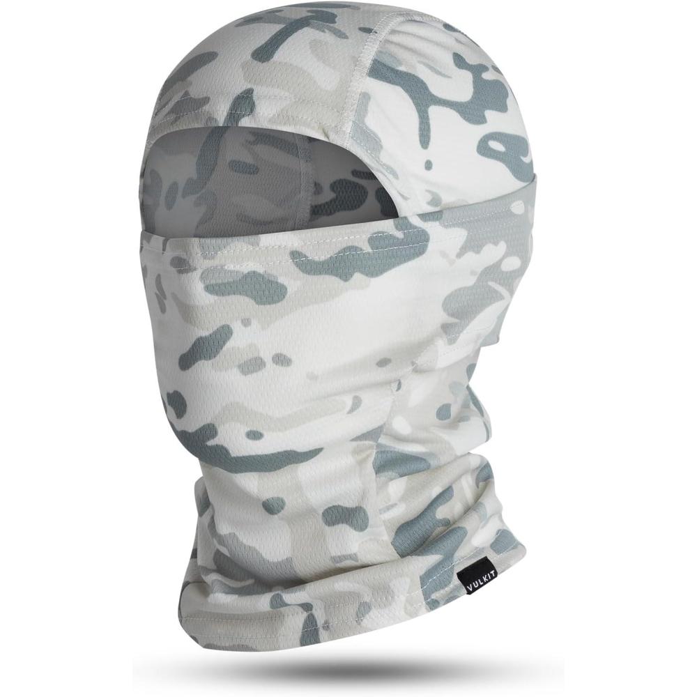 image:imageVULKIT Balaclava Face Mask UV Protection for Women Men Leightweight Sun Tatical Hood Fishing Riding MotorcycleSnowy Camo