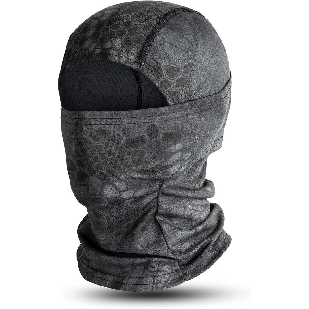 image:imageVULKIT Balaclava Face Mask UV Protection for Women Men Leightweight Sun Tatical Hood Fishing Riding MotorcycleWild Black