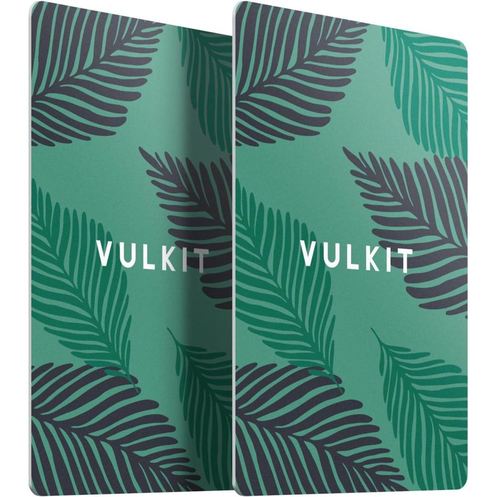 image:imageVULKIT RFID Blocking Cards Slim RFID Card Blocker amp NFC Contactless Card Protector for Your Wallet and Passport for Travel Outdoor 2 LeafLeaf