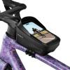 image:imageVULKIT Quick Release Bike Frame Bag Ultra Lightweight Waterproof Bicycle Top Tube Bag with Touch Screen Bike Phone Mount Cycling Accessories for Road and Mountain Bikes Bike Pouch for Adults