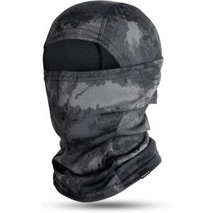 VULKIT Balaclava Face Mask UV Protection for Women Men Leightweight Sun Tatical Hood Fishing Riding Motorcycle(Mc Black)