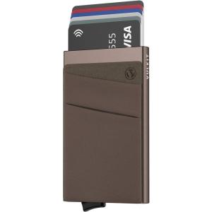 VULKIT Card Holder with Money Pocket Pop Up Wallet RFID Blocking Slim Metal Bank Card Case Holds 5 Cards and Notes(Nickle Grey)