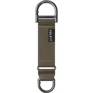VULKIT Heavy Duty Keychain Durable Nylon Strap for Belt Loop, Molle Pouch, Backpack, Quick Release Key Rings(Army Green)