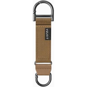 VULKIT Heavy Duty Keychain Durable Nylon Strap for Belt Loop, Molle Pouch, Backpack, Quick Release Key Rings(Army Khaki)