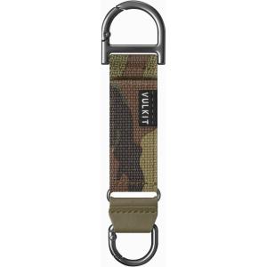 VULKIT Heavy Duty Keychain Durable Nylon Strap for Belt Loop, Molle Pouch, Backpack, Quick Release Key Rings(Green Camo)
