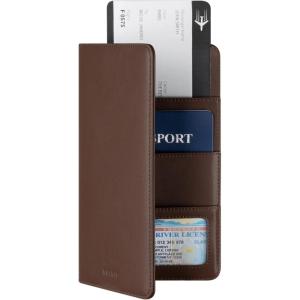 VULKIT Passport Holder Wallet RFID Blocking Travel Wallet for Men & Women(Espresso)