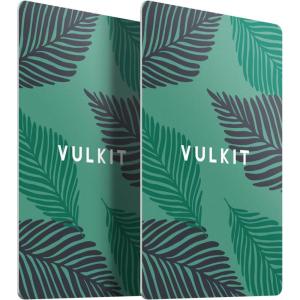 VULKIT RFID Blocking Cards, Slim RFID Card Blocker & NFC Contactless Card Protector for Your Wallet and Passport for Travel, Outdoor (2, Flower)(Leaf)