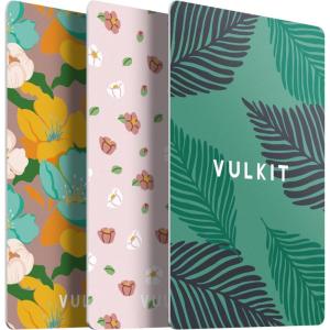 VULKIT RFID Blocking Cards, Slim RFID Card Blocker & NFC Contactless Card Protector for Your Wallet and Passport for Travel, Outdoor (2, Flower)(combo)