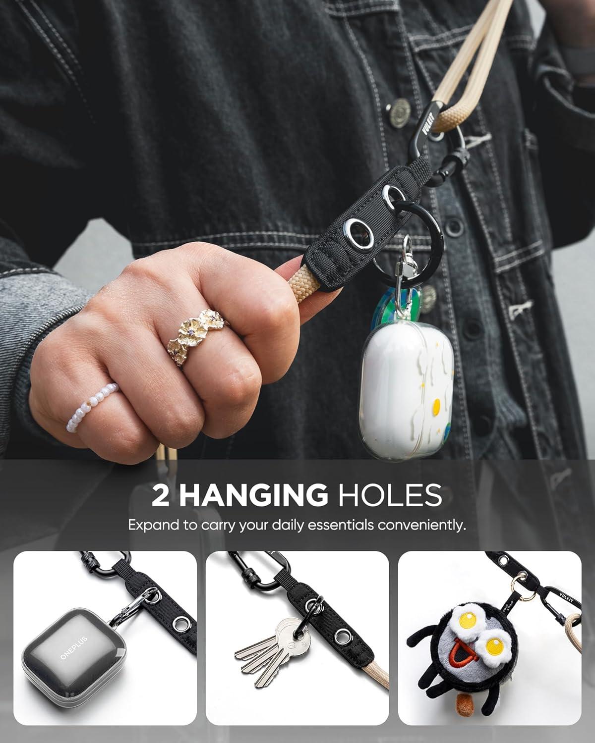 image:imageVULKIT Cell Phone Lanyard Crossbody Adjustable Neck amp Shoulder Strap Phone HolderBeige