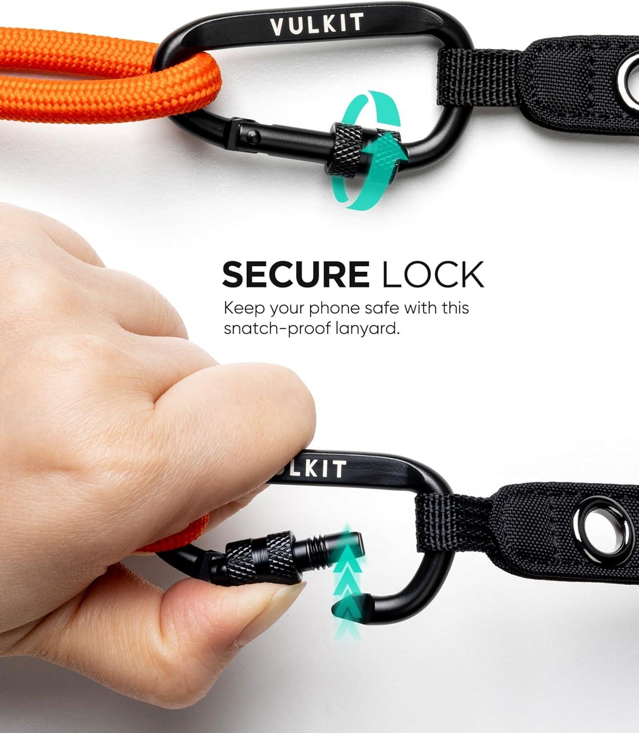 image:imageVULKIT Cell Phone Lanyard Crossbody Adjustable Neck amp Shoulder Strap Phone HolderOrange