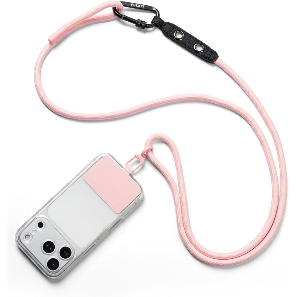 image:imageVULKIT Cell Phone Lanyard Crossbody Adjustable Neck amp Shoulder Strap Phone HolderPink
