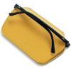 image:imageVULKIT Leather Glasses Case Ultra Slim Sunglasses Case 2 Fixed Modes Fits Most Eyeglasses amp Sun Glasses Minimalist DesignGolden Marigold