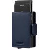 image:imageVULKIT Credit Card Holder RFID Blocking Genuine Leather Automatic Pop Up Wallet Magnetic Wallet Double Card Case for Men and Women Nappa Navy