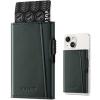 image:imageVULKIT Card Wallet Holder for MagSafe Slim Leather Magnetic Pop Up Credit Card Holder RFID Blocking for Men And Women Royal Green