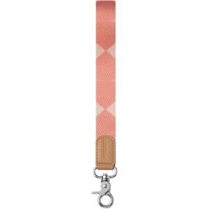VULKIT Keychain Wristlet, Wrist Lanyard Strap, for Keys, ID Badge & Wallet Holder, Keychain Clip & Lanyard Hook(Rhombic Pink)