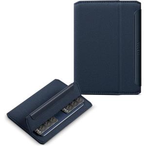 VULKIT RFID Passport Holder Slim Design Pocket Fitted Passport Cover Magnetic Closure, Single Passport Design(Navy)