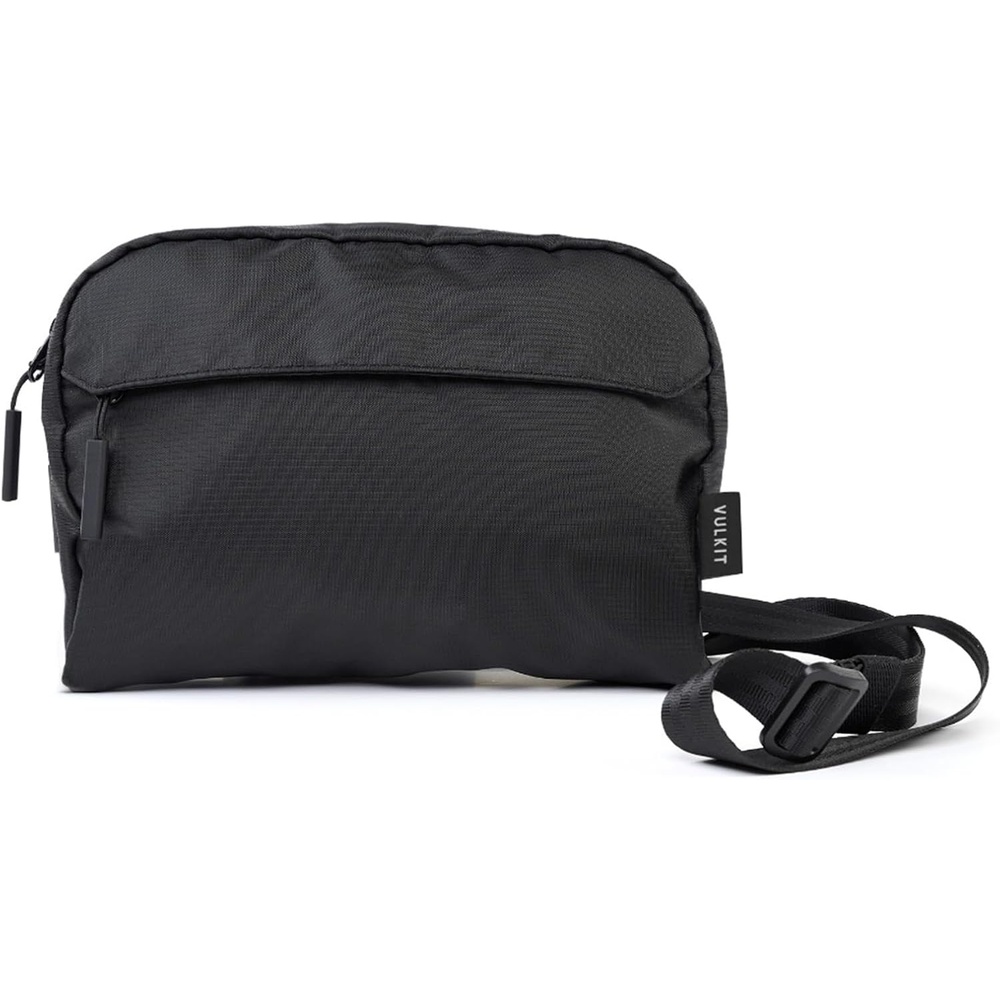image:imageVULKIT Crossbody Sling Bag 2L Flight Sling RFID Blocking Anti Theft Crossbody Travel Bag with Quick Release Shoulder Strap amp Magnetic Buckle for Man or Women Black